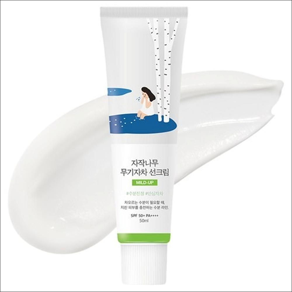 

[Round Lab] Birch Juice Mild Up Sunscreen SPF50+ PA++++ (50ml) - Hydrating Physical Sun Protection, Gentle Mineral Sunblock for Sensitive Skin 50ml x 1EA