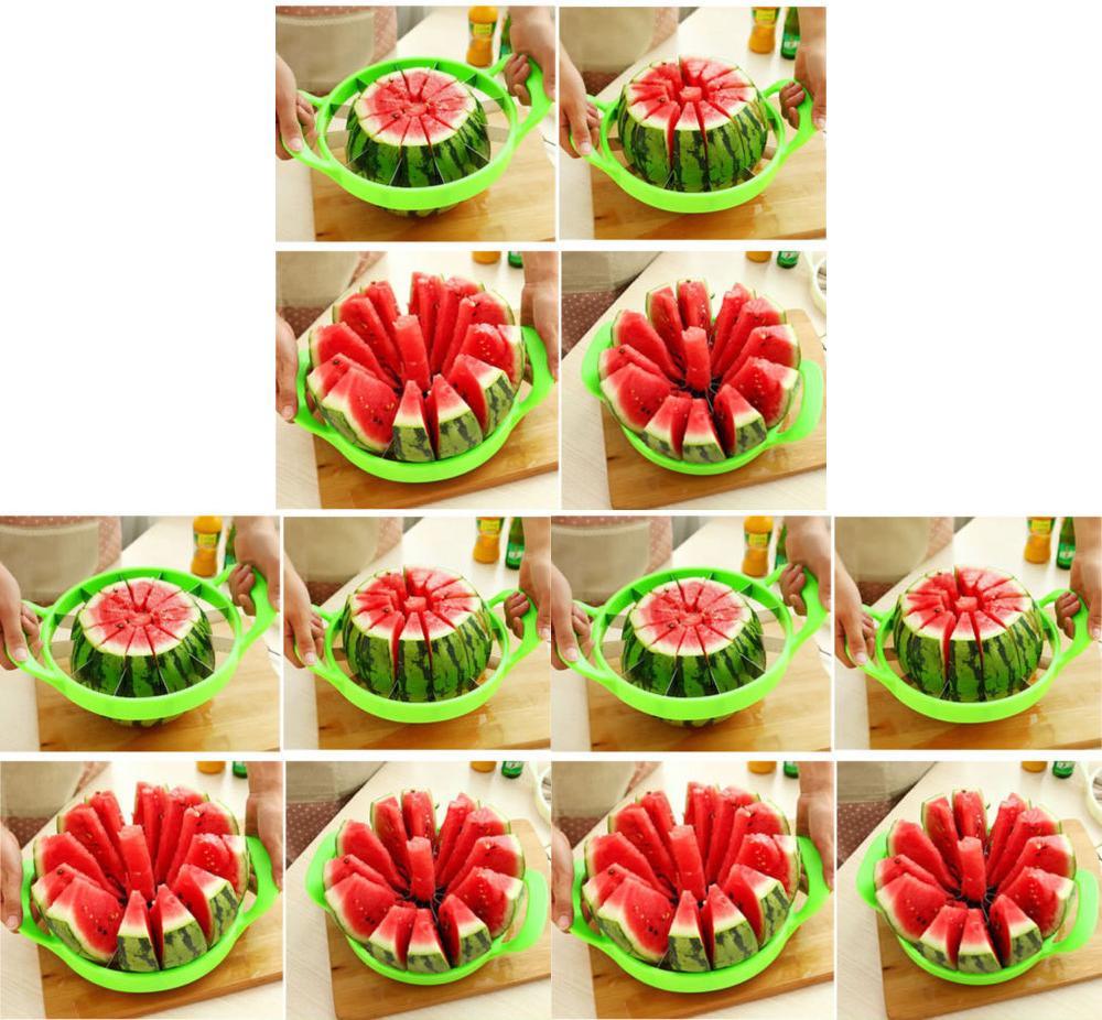 Stainless Steel Fruit Slicer With Multifunction Design For Home Kitchen Food Preparation