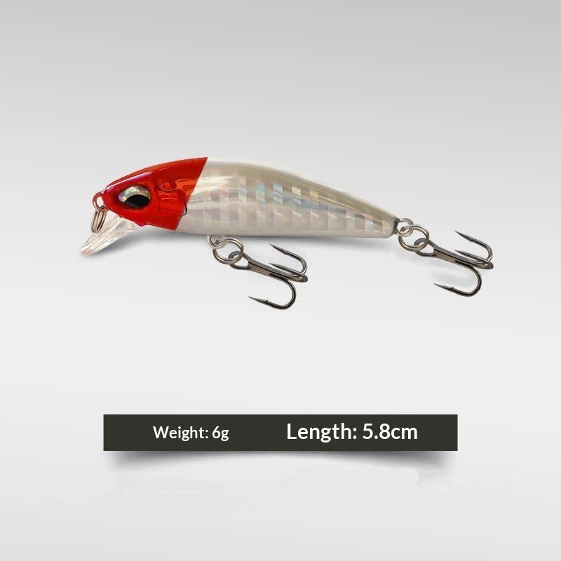 5.8Cm 6G Fishing Lures Sinking Micro Minnow Wobbler Artificial Hard Bait Fishing Accessories Mini Stream Bass Bait