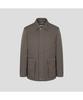 Beanpole Men Detachable Short Hunting Coat Brown (Bc5130Cp1D)