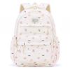 Soft Floral Children's Crossbody Bag for Girls - Large Capacity Backpack for Primary School Students