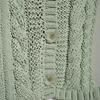 European & American Style Floral Button Women's Knit Cardigan - Soft & Cozy, Short Design for Early Spring 2025.