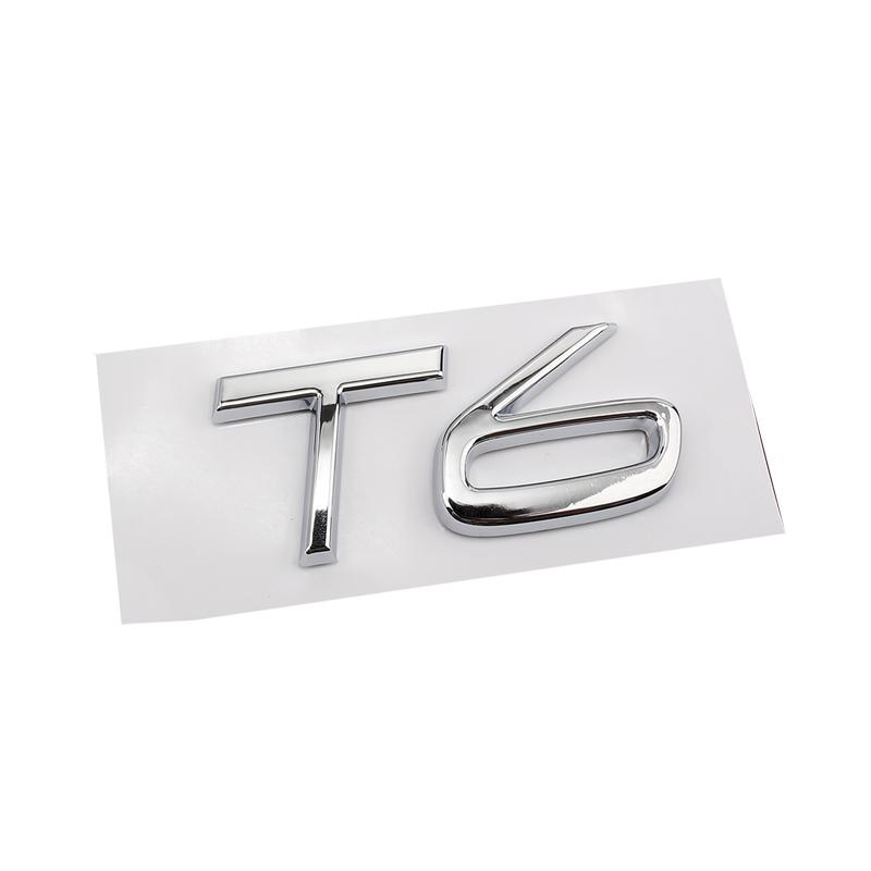 Car ABS Displacement Logo Replace Badge Emblem Decal Sticker For Volvo S60 S80 S90 XC90 XC60 V40 V70 V60 T3 T4 T5 T6 T8 V8 AWD