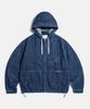 Espionage Kaihara Denim Ray Parka Mid Indigo