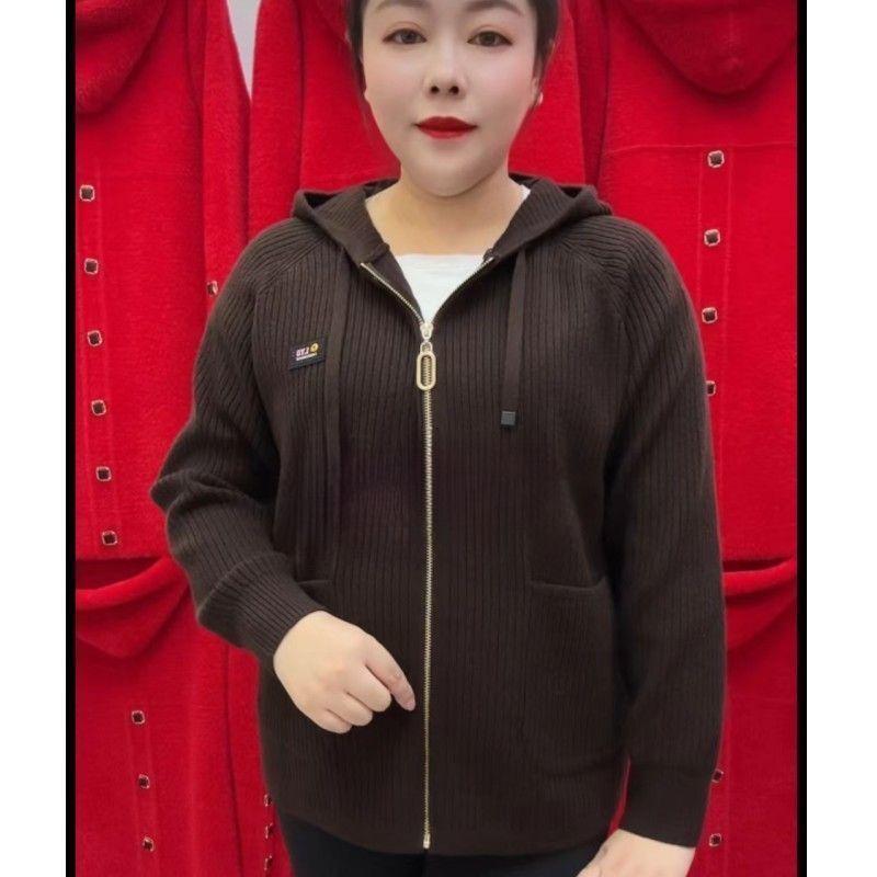 Stylish and Comfortable Plus Size Mom Jacket for Middle-aged and Elderly Women In Spring and Autumn
