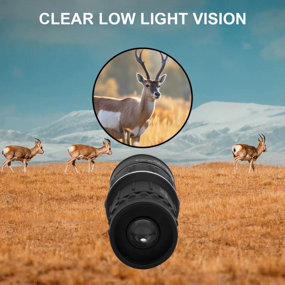 FMC Coating 16x52 Monocular Telescope 8XMagnification Dual Focus Telescope  Wildlife Observation