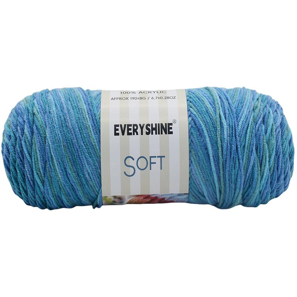 6pcs Gradient Super Bulky Yarn for Blankets Jumbo Polyester Bundle (1.14kg) - Extra Thick Multicolor DIY Knitting Crochet Kit for Chunky Home Decor