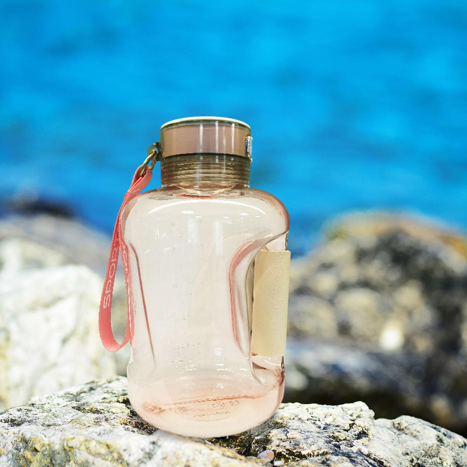 

Water Bottle Electric Cup Clear Scale Outdoor Generator Fast Electrolysis for Camping рожевий