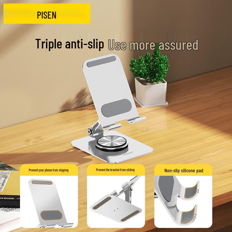 WOPOW Pisen Foldable & Rotatable Desktop Phone/Tablet Stand