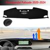 Black For Hyundai Palisade 2020-2024 Dashmat Dash Cover Dashboard Mat Car Cover