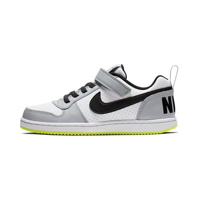 Court Borough Comfortable Versatile Durable Low-Top Sneakers Kids Sneakers Gray Yellow Green 870025-104