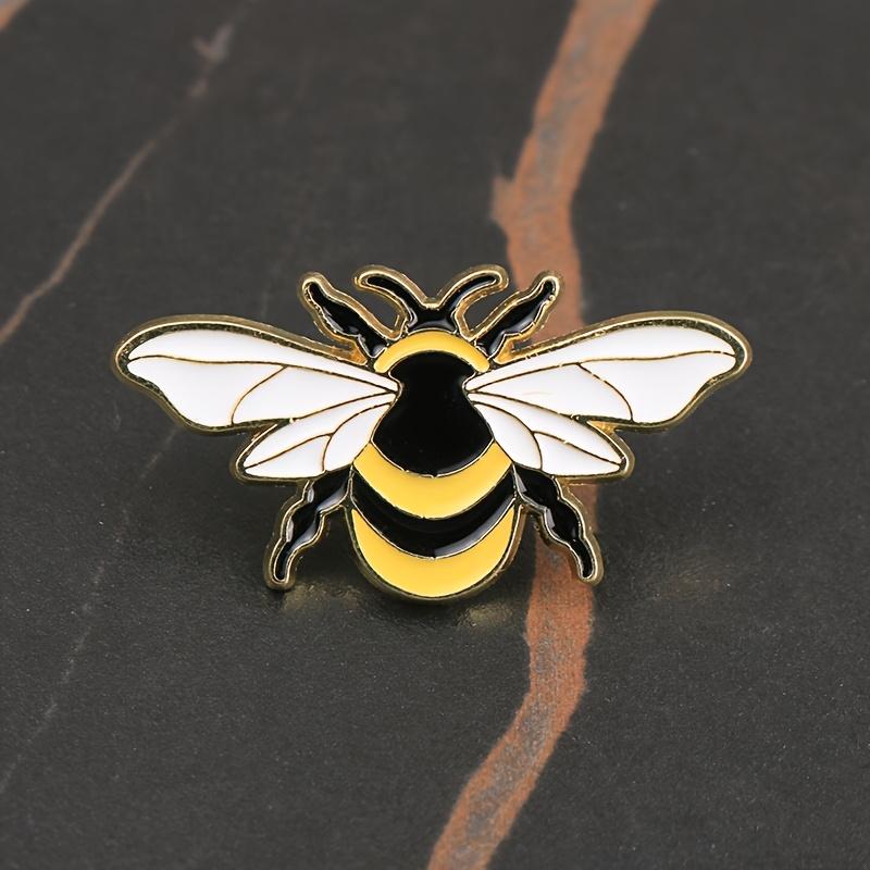 Charming Bee Brooch Pin - Cute Insect Design, Perfect for Everyday & Party Wear, All-Season Fashion Accessory