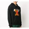 Off-White FW20 Pivot Fish Printing Hooded Pullover Men Black Men's OMBB034E20FLE0101025