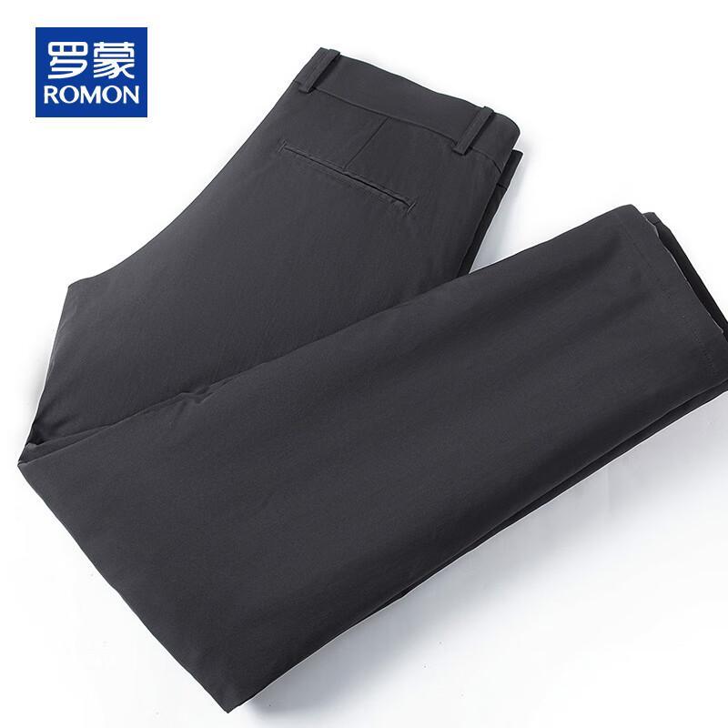 ROMON Men's 90% Duck Down Thermal Straight-Leg Winter Pants