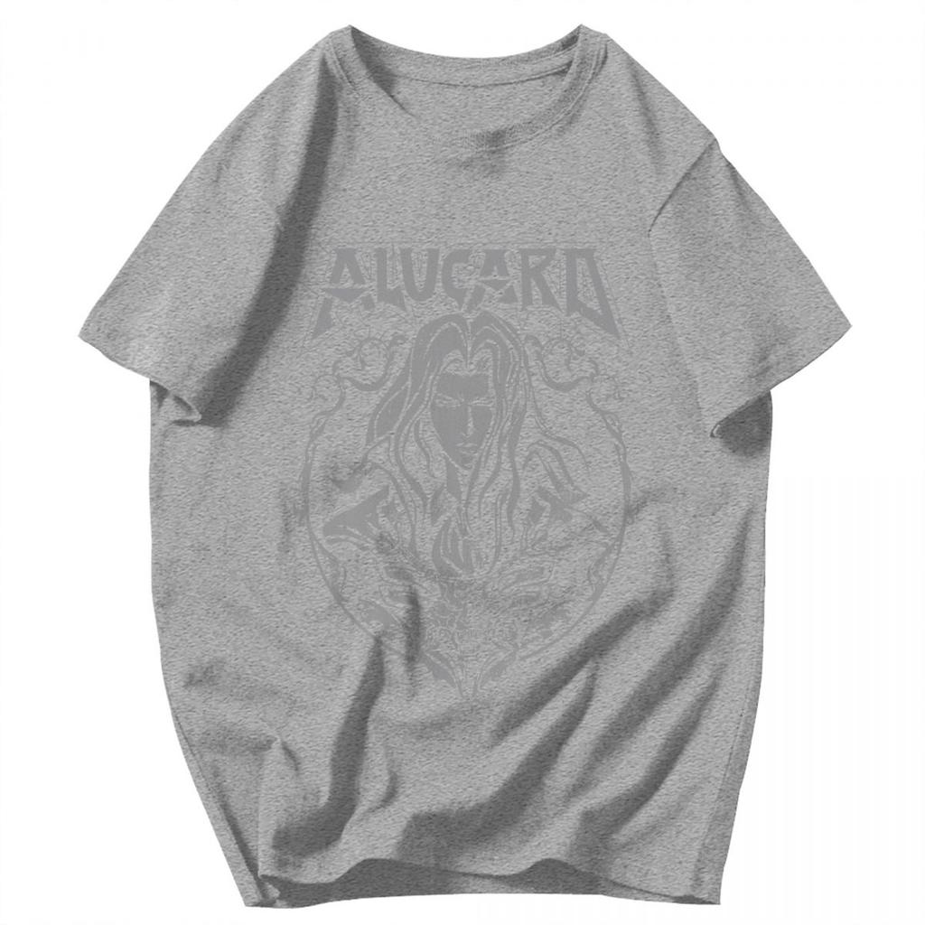 Men T Shirt Alucard Castlevania Gifts Y2K Graphic Oneck Unisex Clothes T Shirts