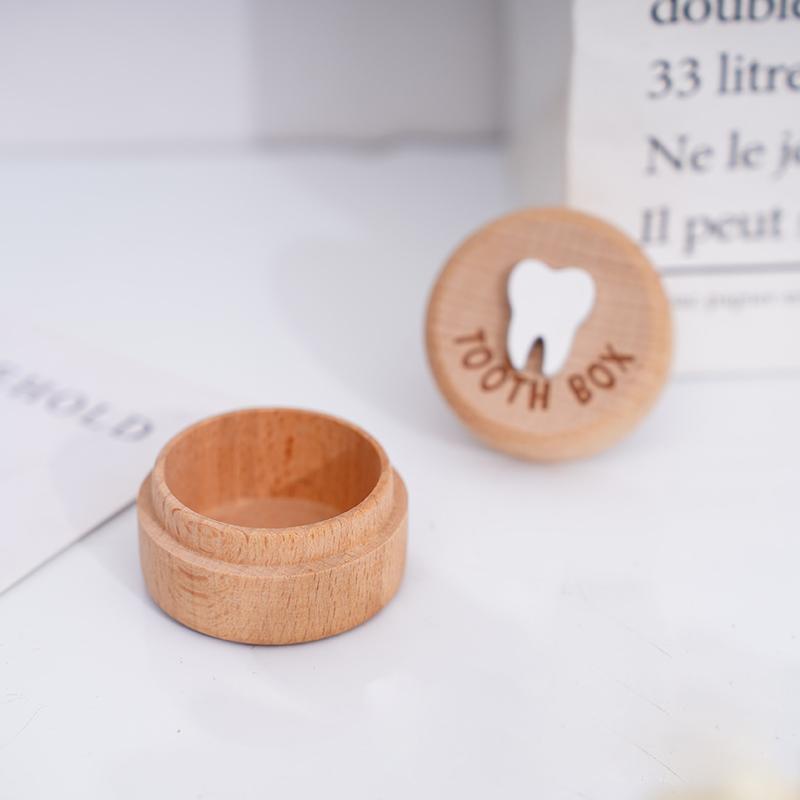Children'S Tooth Box Collection Organizer Baby Teeth Holder Case Kids Keepsake Log Milk Teeth Storage Collect Box Organizer