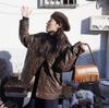 Women's Autumn/Winter Loose Warm PU Leather Jacket - European & American Street Style