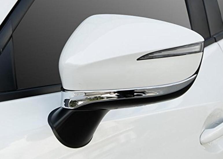 Kryty zrcátek RUIQ pro Mazda řady DK chromované CX-3 (Dolní)