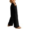 Pantaloni Larghi da Donna a Vestibilità Larga, Pantaloni Casual a Vestibilità Larga, Vita Alta Elastica, Pantaloni Lunghi con Tasche