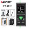 SNDWAY SW DR60 DR100 DG60 DG100 Laser Distance Meter Bidirectional Laser Tape Measure Two Way Electronic Level Range Finder