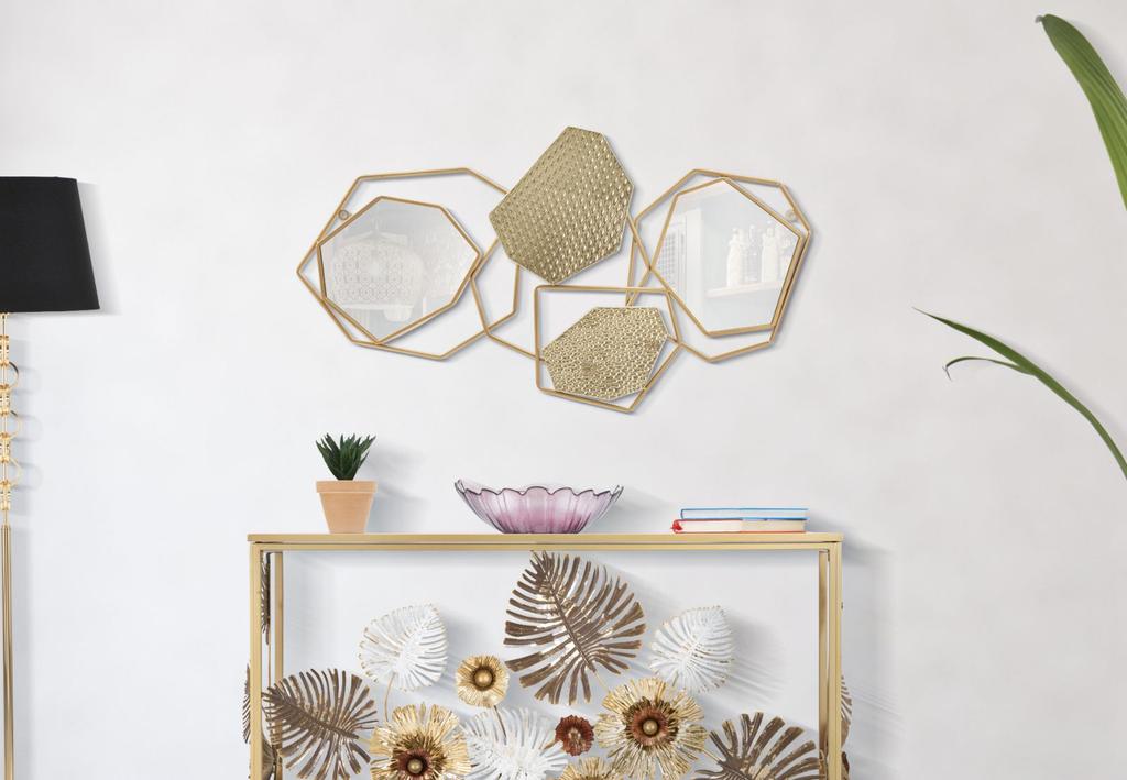 Wall Mirror Stone Cm 91X4X52