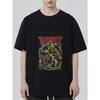 Black T Shirt with Teenage Mutant Ninja Turtles Print for Casual Wear