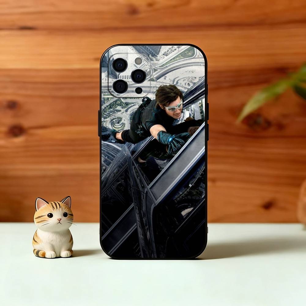 E-H-Чехол для телефона Миссия Невыполнима для iPhone 17, 16, 15, 14, 13, 12, 11 Plus, Pro Max, Другие Мягкий Черный Чехол iPhone15