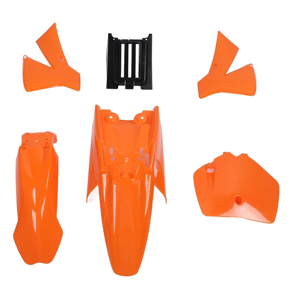Motorcycle Fairing Cover Kit Orange Front Wheel Mudguard Splash Guard Kit for Senior Adventure
