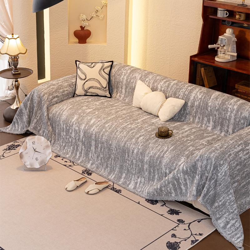 2025 New Sofa Cushion, Universal In All Seasons, Non-slip and Anti-cat Scratch Sofa Cover Blanket, Light Luxury and High-end Full-cover Sofa Towel