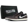Air Jordan 1 Low Top Vintage Basketballschuhe Herren Schwarz Braun 553558-040(Team1439--)