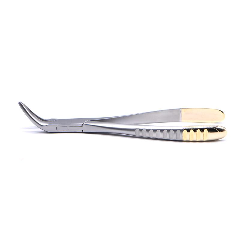 3pcs Dental Root Fragment Pliers Minimally Invasive Tooth Extraction Forceps Dentist Instrument Forcep Curved Maxillary Mandibular