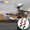 6Pcs Silicone Heat Insulation Pot Handle Non-slip Pot Handle Cover High Temperature and Wear Resistance Handle Kitchen Gadgets