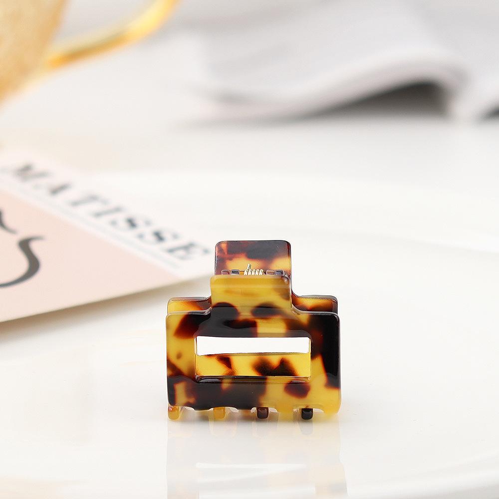 Square Shark Hairpins Acetic Acid Hair Clips for Women Girls' Outdoor Hair Ornaments Hair Jewelry Pins