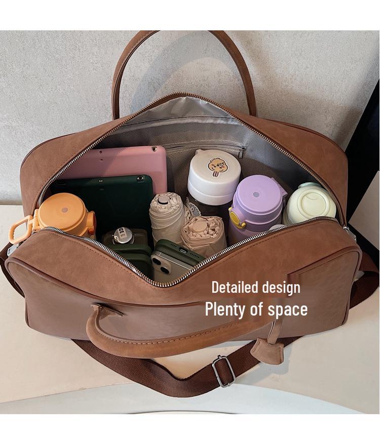 2025 Versatile Large Capacity Crossbody Travel Bag: Lightweight, Fashionable Casual Luggage for Business Trips