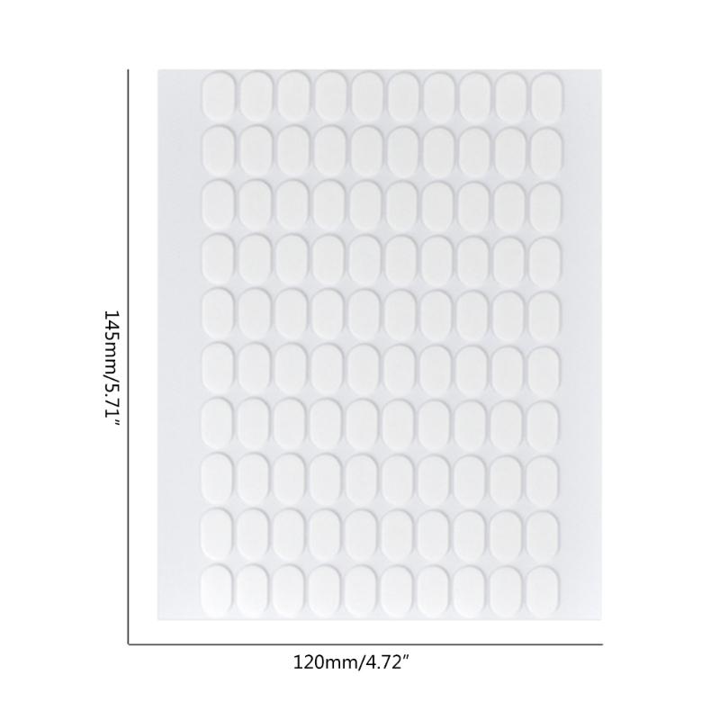 100Pcs Double Side Sticky Tape Stickers Clear Sticky Dot Stickers Traceless Sticky Putty for Christmas Decorations
