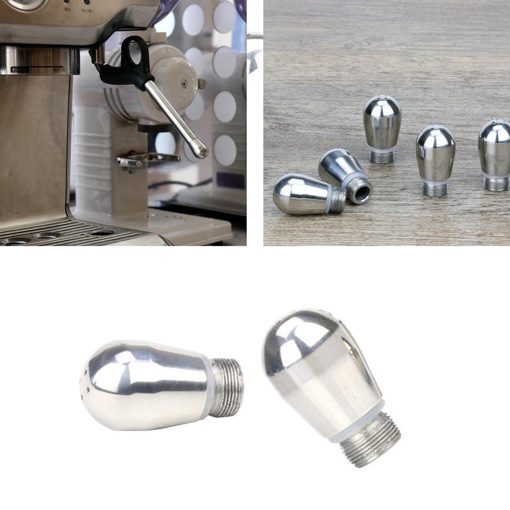 Stainless Steel Coffee Machine Nozzle, Reusable Replacements for , 3 Holes