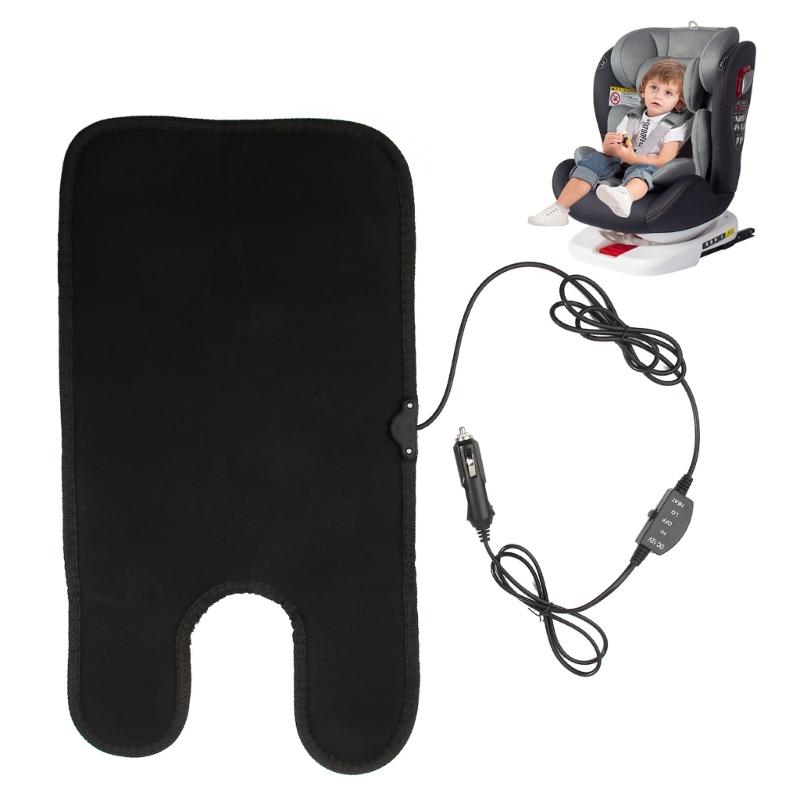 Heated Car Seat Cushion Cover Heater Pad Warmer For Kid Baby Children HeatingPad