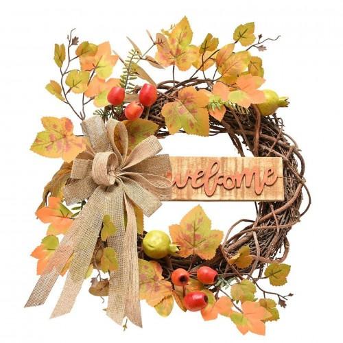 Country Living Natural Handmade Autumn Welcome Wreath
