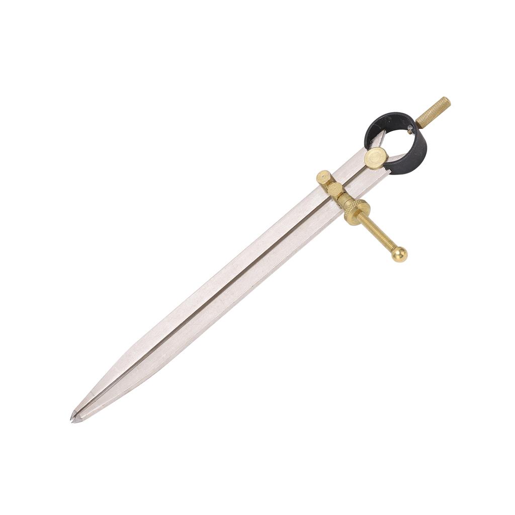 Wing Divider High Accuracy Rust Resistant Gold Adjustable Lockable Leather Divider Gauge for DIY