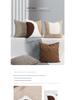 Modern Luxury Coffee Color Pillowcase for Hotel & B&B Sofa Cushion