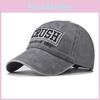 Classic Wash Vintage Letter Baseball Cap With Adjustable Fit For Summer Outdoor Wear