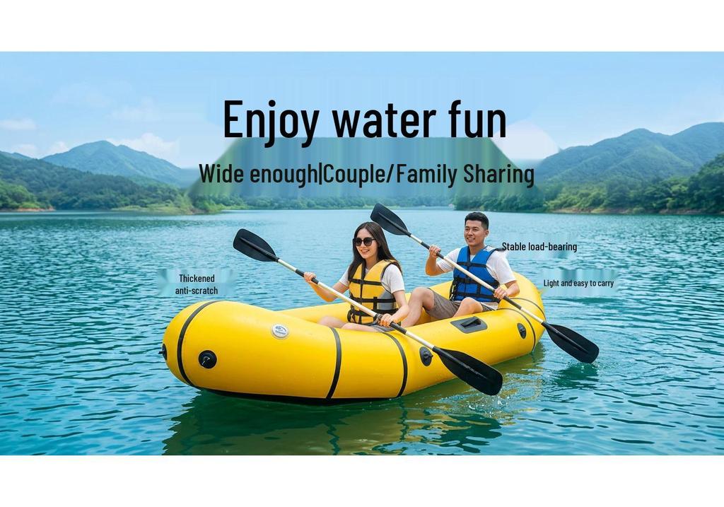 Hard Shell Inflatable Kayak Backpack - PVC Mesh & Hard Bottom Assault Boat