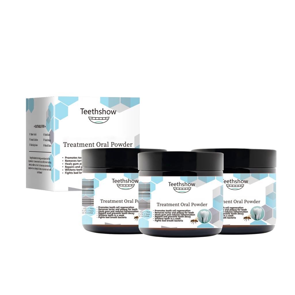 Oral Care Powder Whitens Teeth Freshens Breath Reduces Yellow Stains Oral Care Cleansing Tooth Powder.