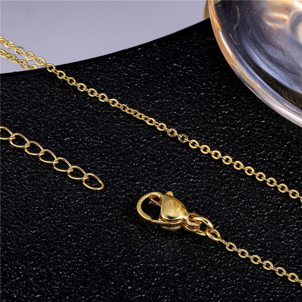 Trendy Stainless Steel O-Chain Necklace with DIY Pendant Options