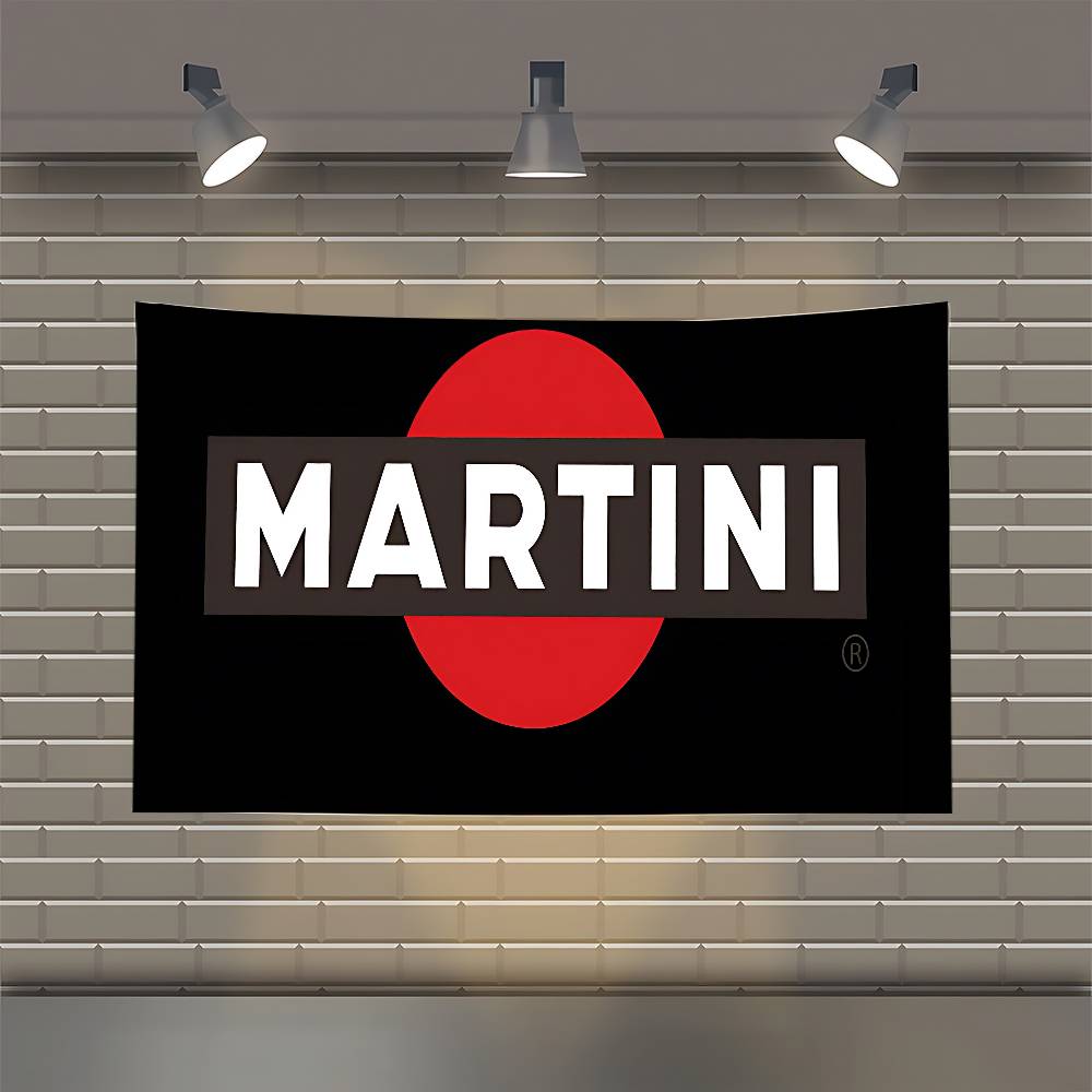 Martini Logo Printed Flag Flags Personalized Items Flags For Bedrooms Home Tapestry 74x94cm(29x37in)