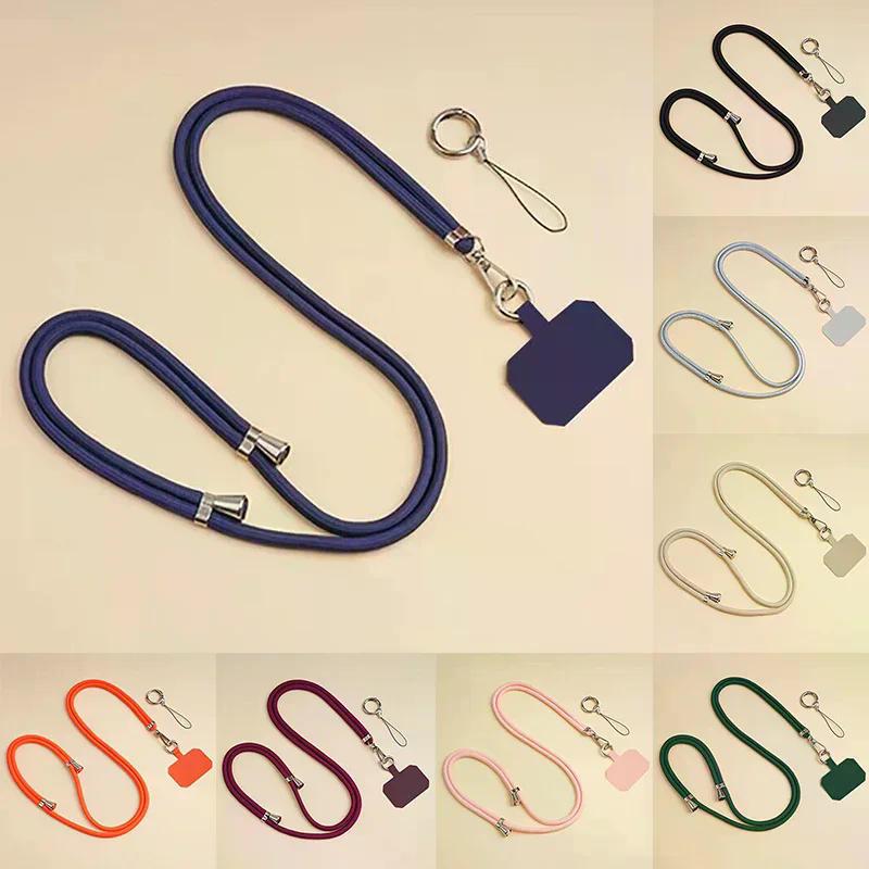 Cordino a tracolla Collana Cinturino Universale per Cellulare Regolazione Lunga Corda Appesa con Clip Cordino Anti-Smarrimento