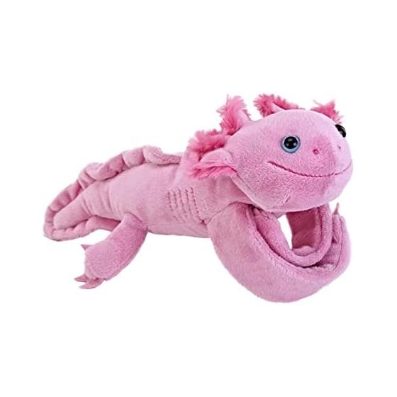 Wild Republic Hug Axolotl Animal Stuffed Toy Slap Bracelet Huggers Toy Present W9 x D9 x H24cm 28102
