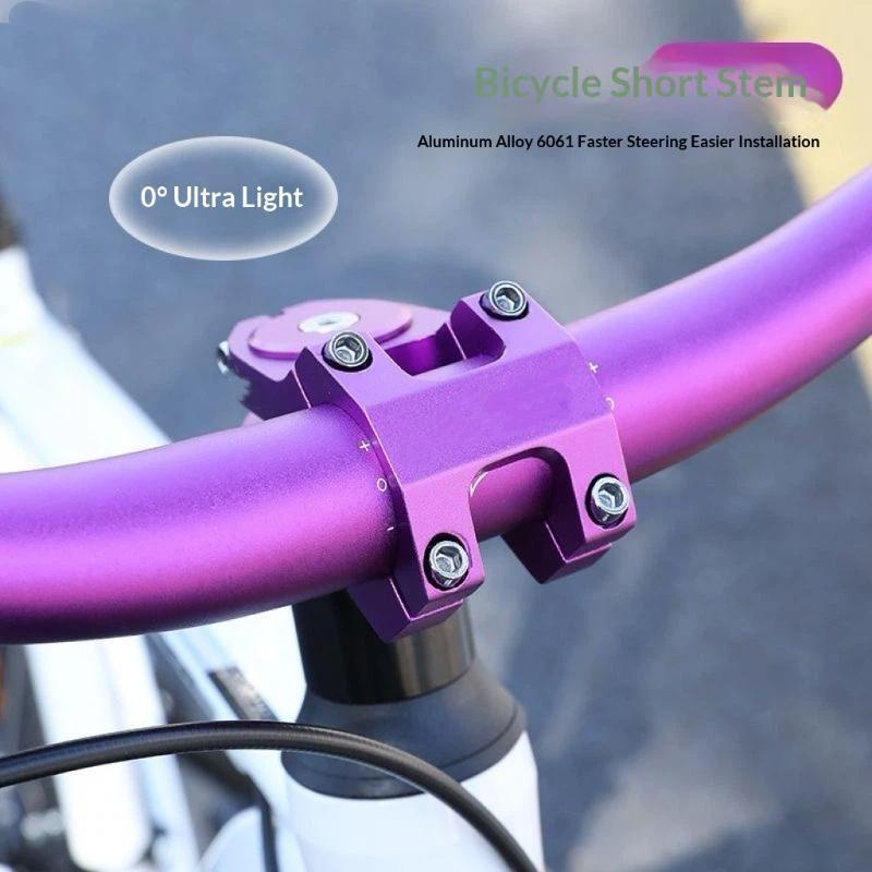 Kurzer Fahrradvorbau Für Fahrrad, 31,8 mm Lenkerbrücke, Hohe Haltbarkeit 6061 Aluminiumlegierung Mountainbike-Zubehör 1 Stück