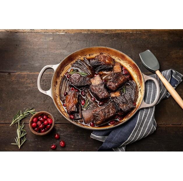 Сковорода Le Creuset, чугунная, круглая, 26 см, 2,2 л, кремень (21180264442430)