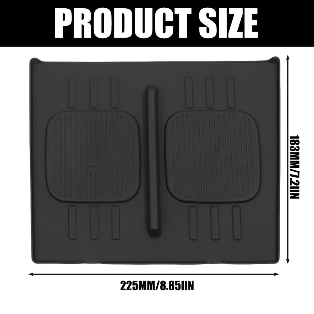 Silicone Non Slip Pad Wireless Charging Silicone Mat Stable Wireless Charger Pad Fast Charging Solution for Hyundai